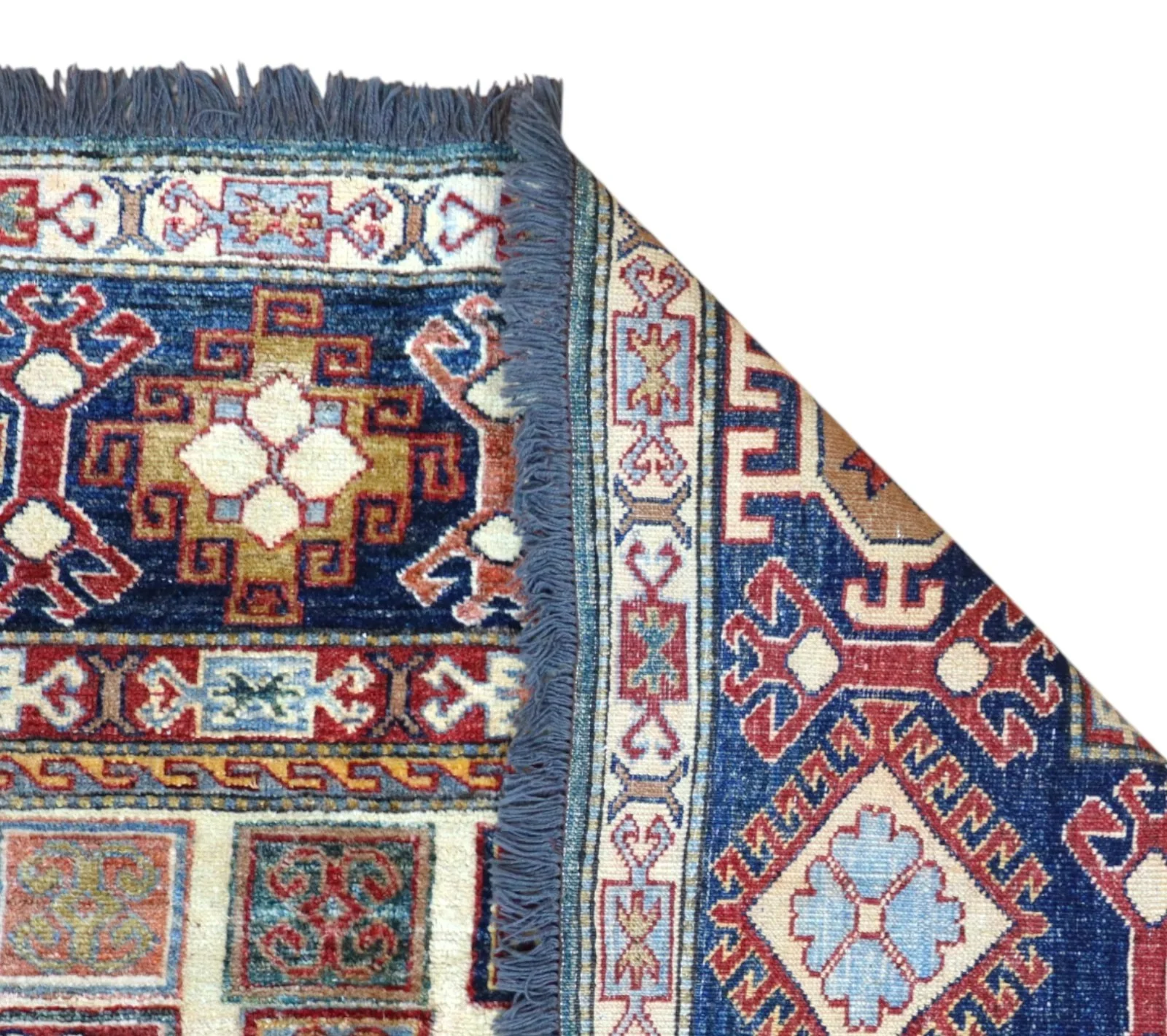 Kazak Oriental Rug — hand-knotted, 285 × 222 cm, Wool
