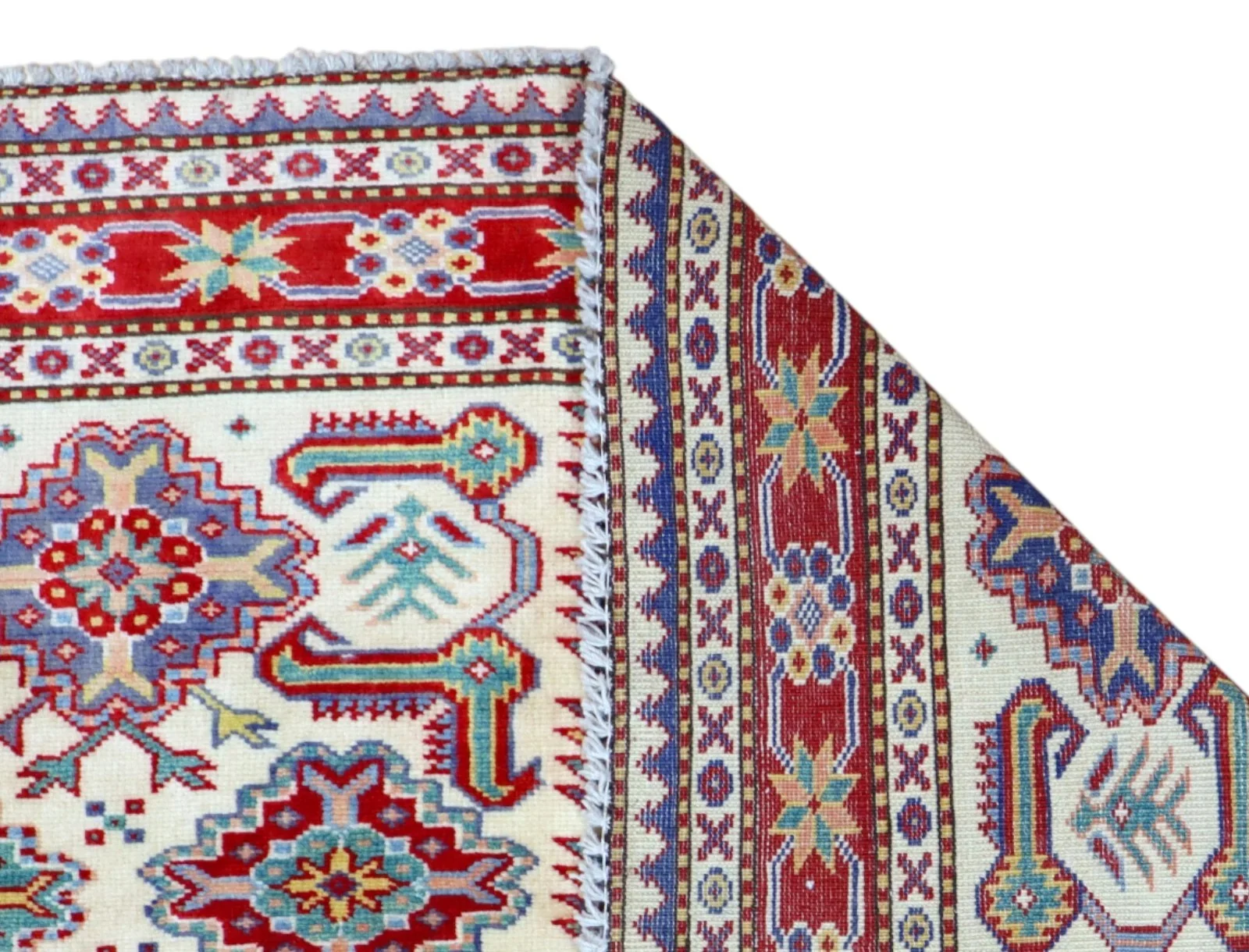 Hand-Knotted Wool Oriental Rug, 165 × 122 cm