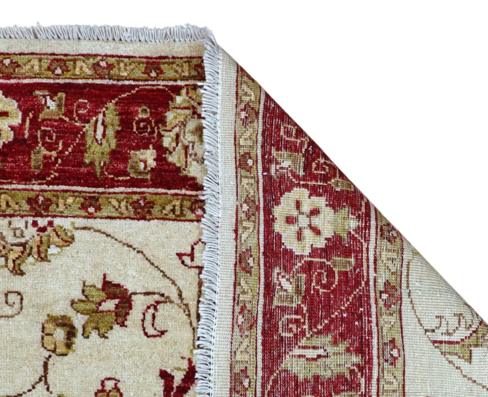 orientteppich-afghanistan-135-x-195-cm-schurwolle-handgeknupft-rueckseite Ziegler Afghan Rug — hand-knotted, 135 × 195 cm, Wool