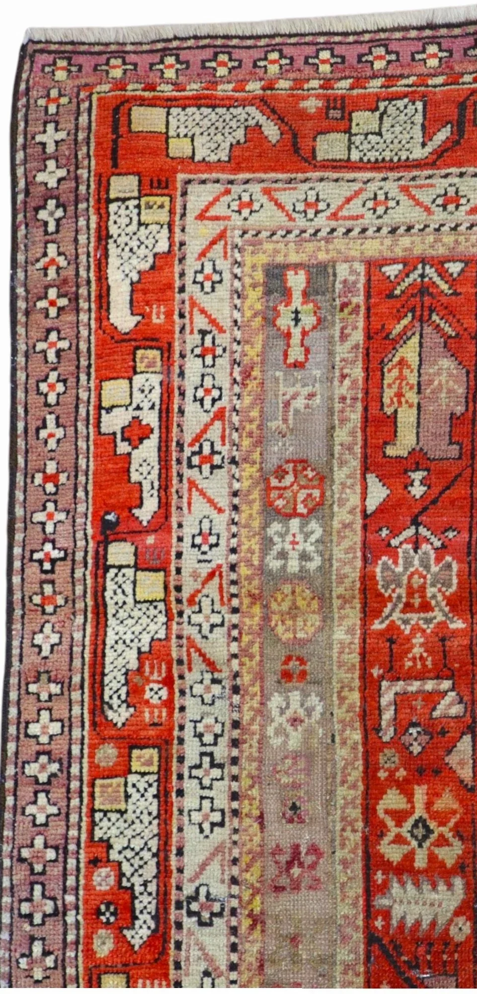 Turkish Rug 183 × 112 cm, Wool, hand-knotted