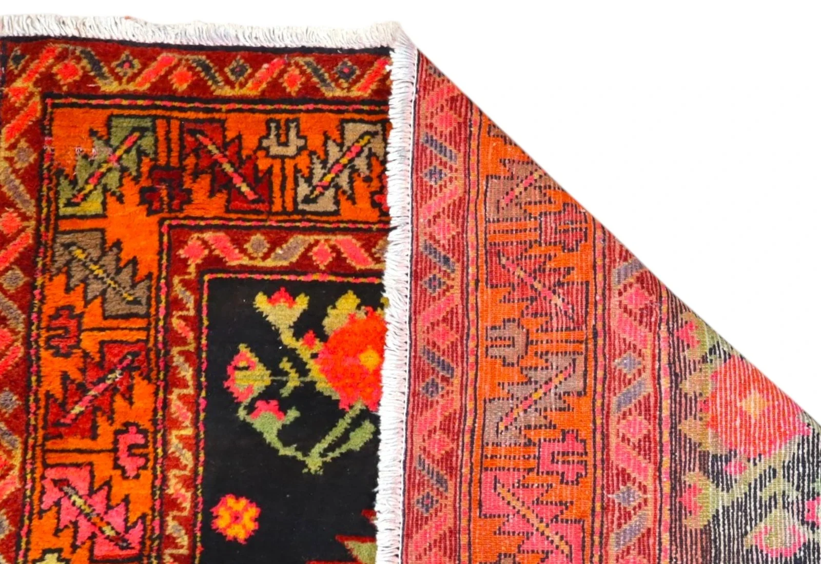 Persian Rug — hand-knotted, 230 × 112 cm, Wool