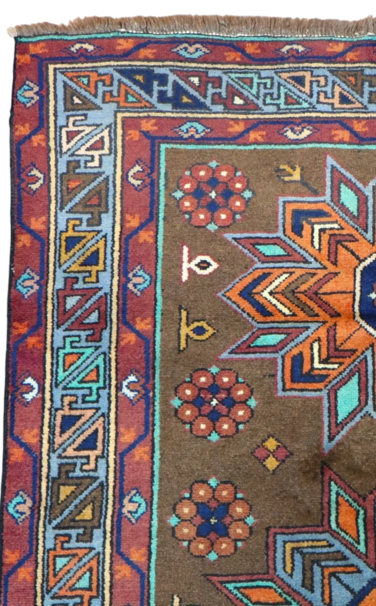 Turkish Rug 188 × 115 cm, Wool, hand-knotted