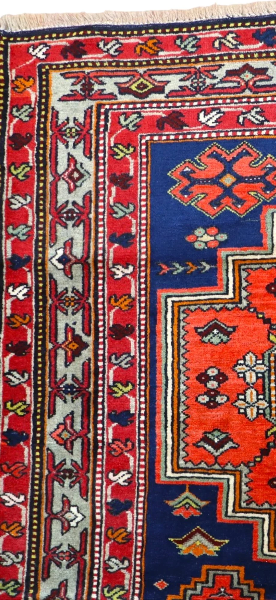 perserteppich-shirvan-197-x-122-cm-schurwolle-handgeknupft-rueckseite Hand-Knotted Wool Oriental Rug, 197 × 122 cm
