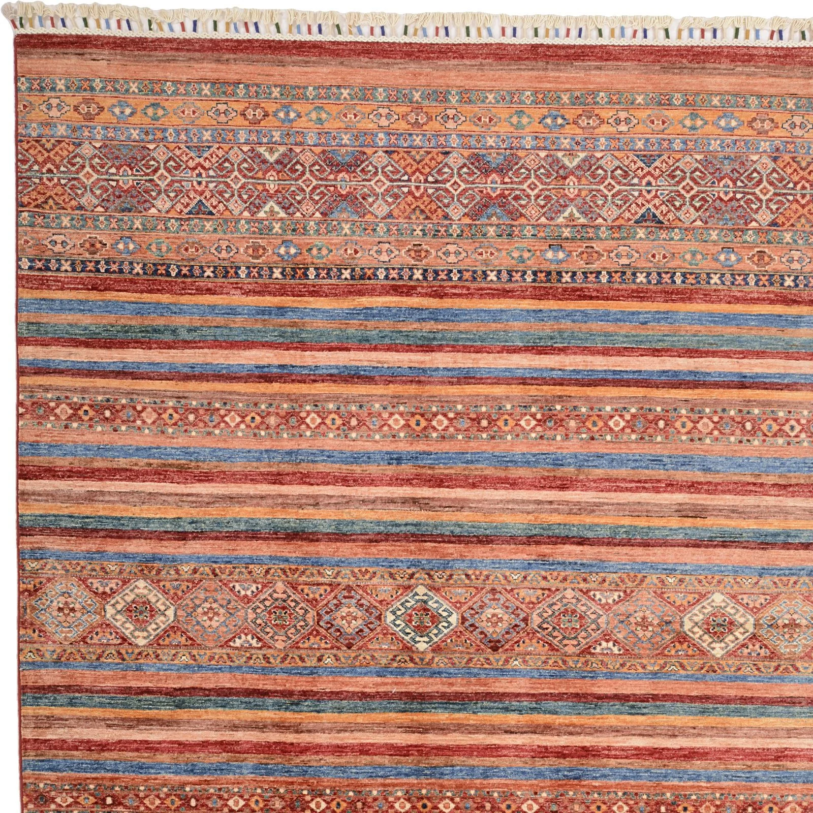 Hand-Knotted Wool Samarkand Pakistani Rug, 172 × 239 cm