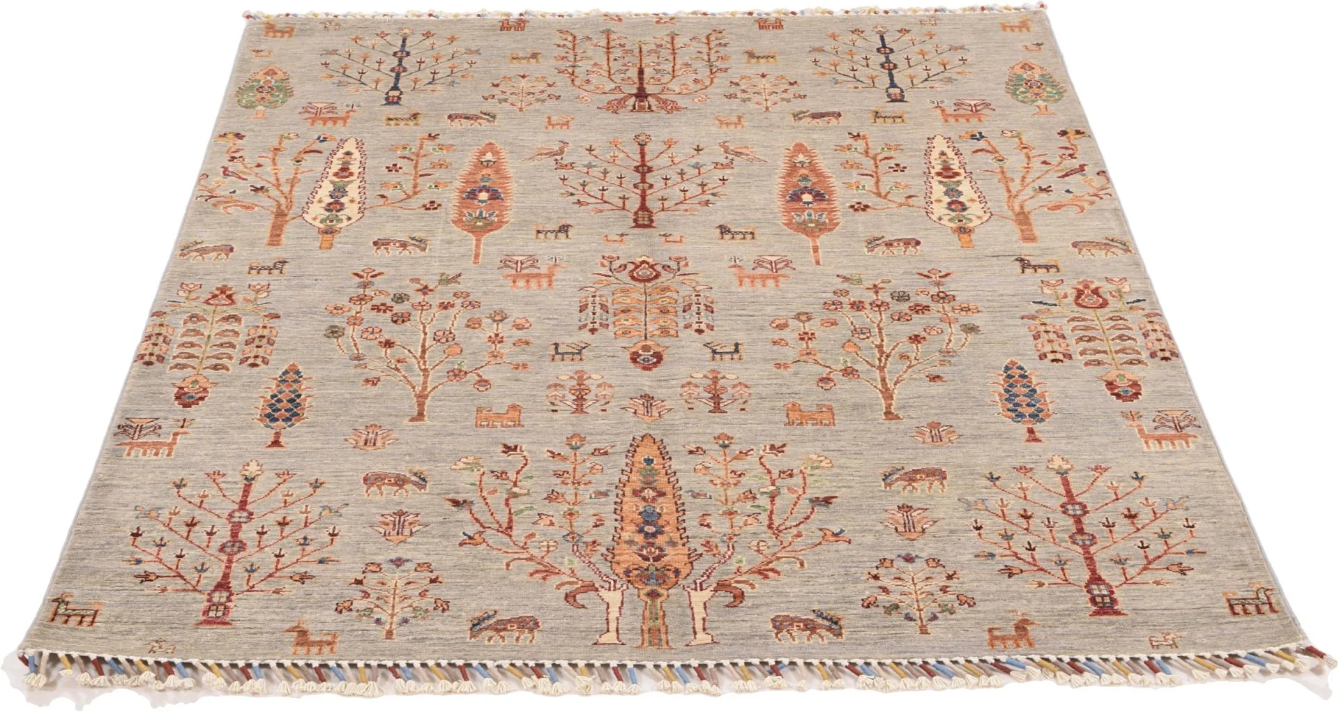 Samarkand Pakistani Rug 151 × 195 cm, Wool, hand-knotted