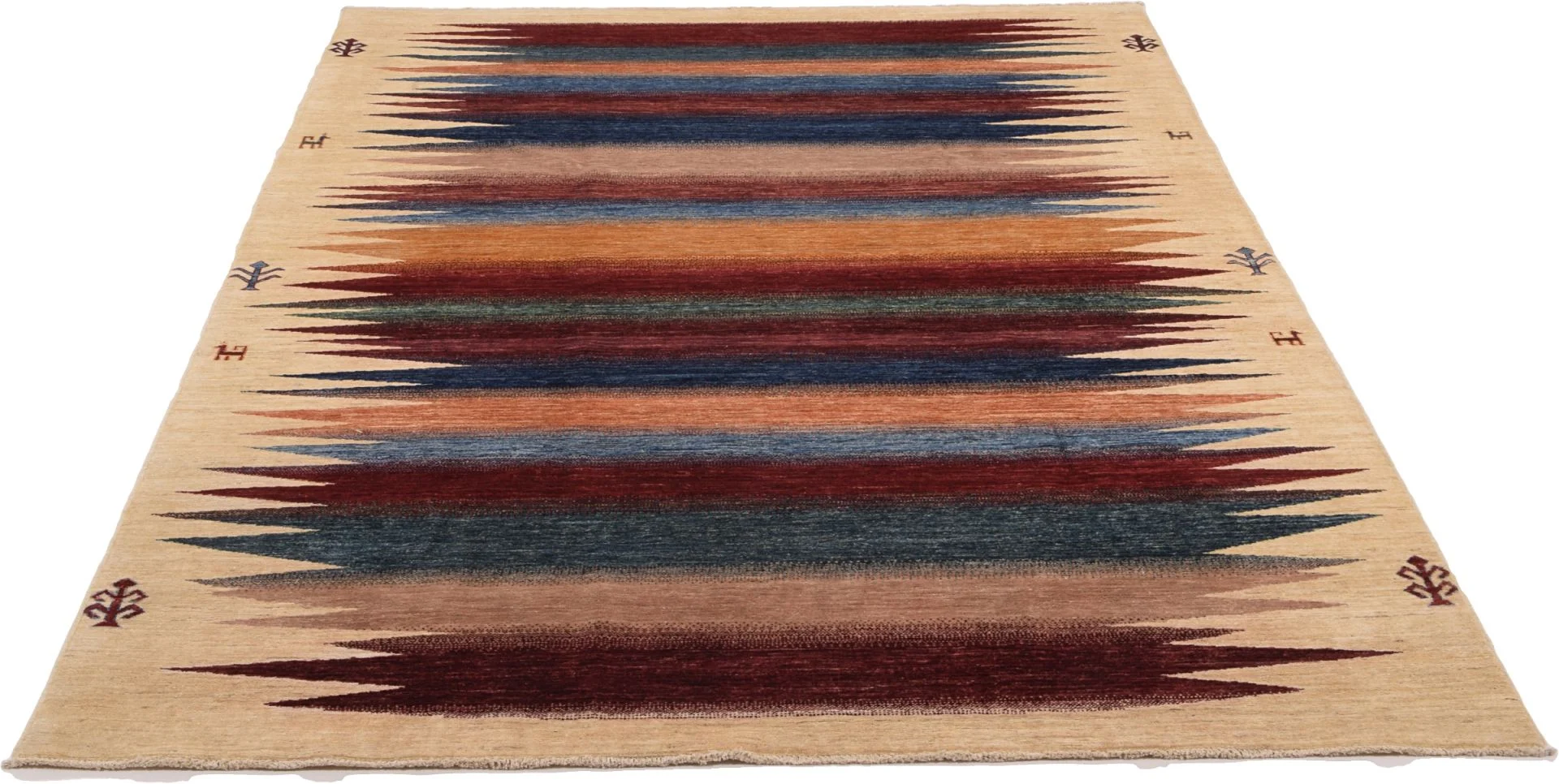 Samarkand Pakistani Rug 200 × 297 cm, Wool, hand-knotted