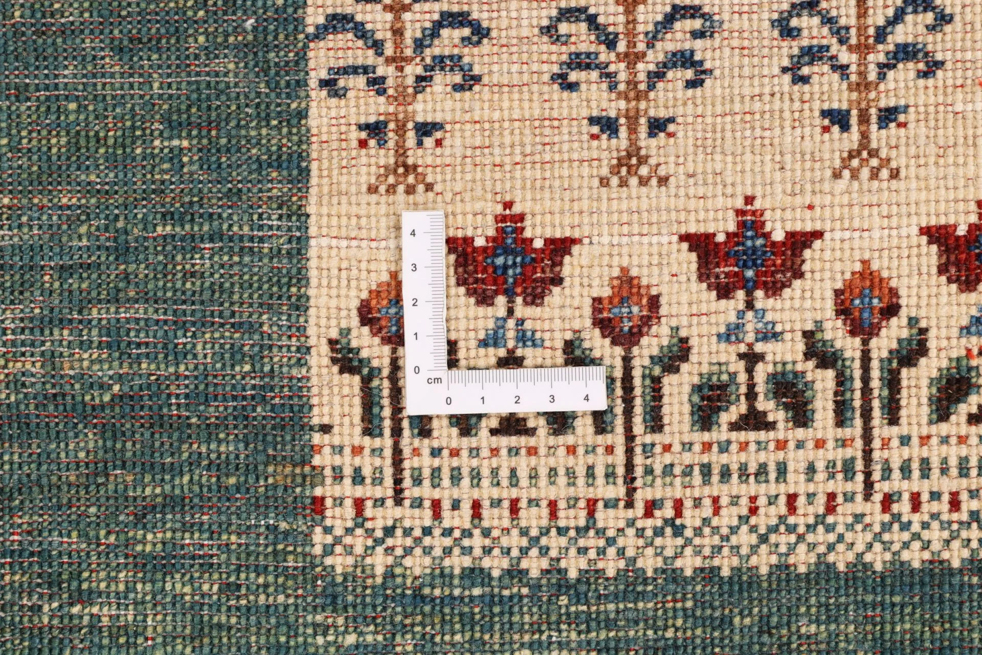 Ziegler Afghan Rug 204 × 285 cm, Wool, hand-knotted