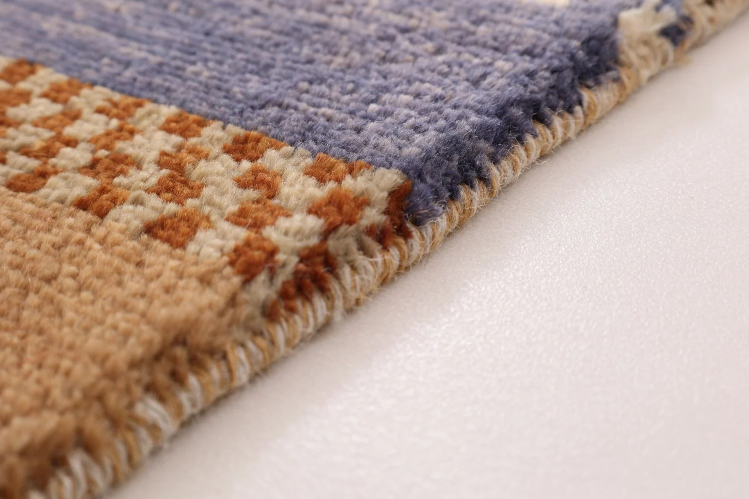 Hand-Knotted Wool Gabbeh Pakistani Rug, 174 × 238 cm