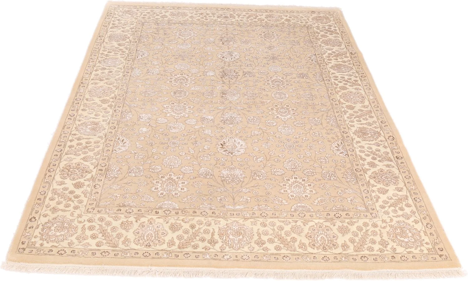 Indian Rug — hand-knotted, 170 × 234 cm, Wool