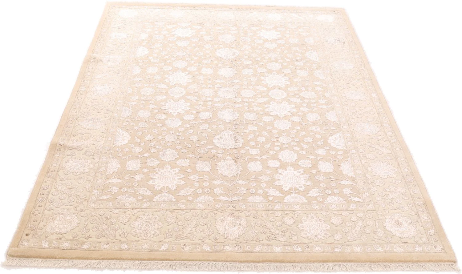Indian Rug — hand-knotted, 170 × 234 cm, Wool