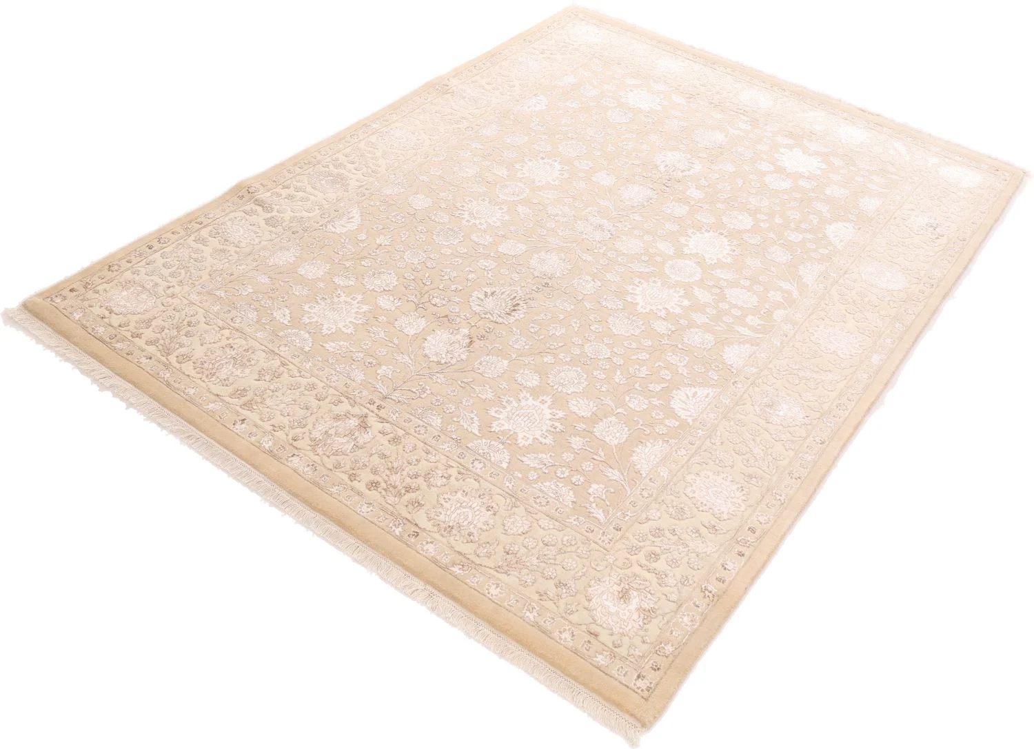 Indian Rug — hand-knotted, 170 × 234 cm, Wool