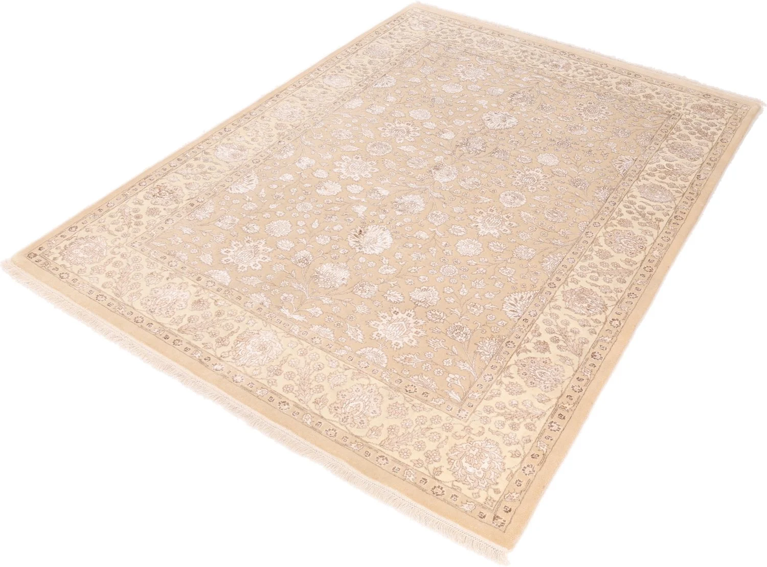 Indian Rug — hand-knotted, 170 × 234 cm, Wool