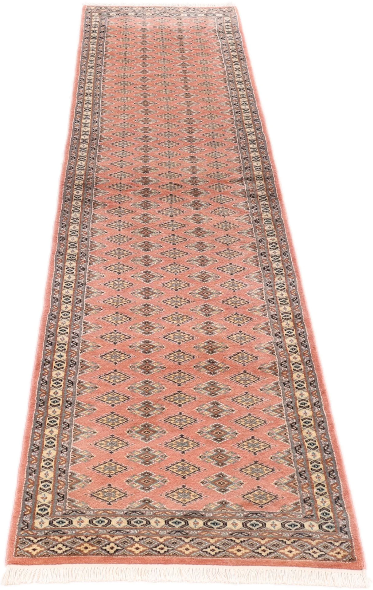 Pakistani Rug — hand-knotted, 77 × 366 cm, Wool