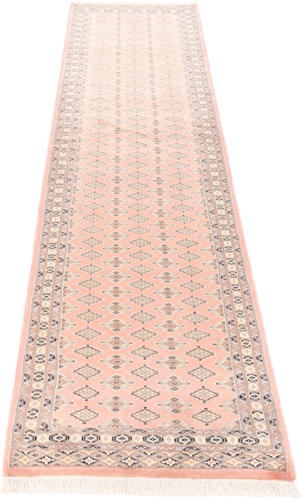 Pakistani Rug — hand-knotted, 77 × 366 cm, Wool