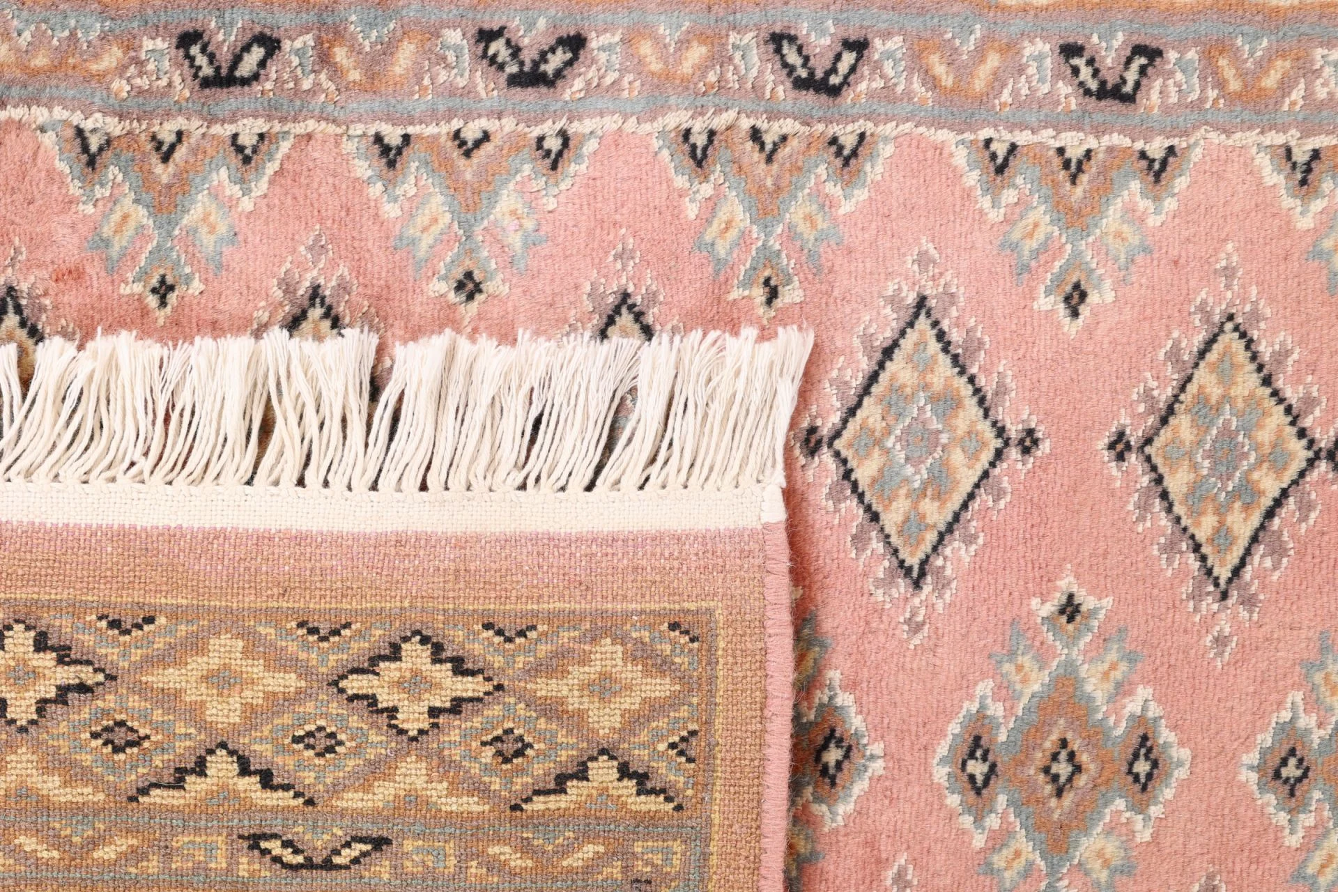 Pakistani Rug — hand-knotted, 77 × 366 cm, Wool