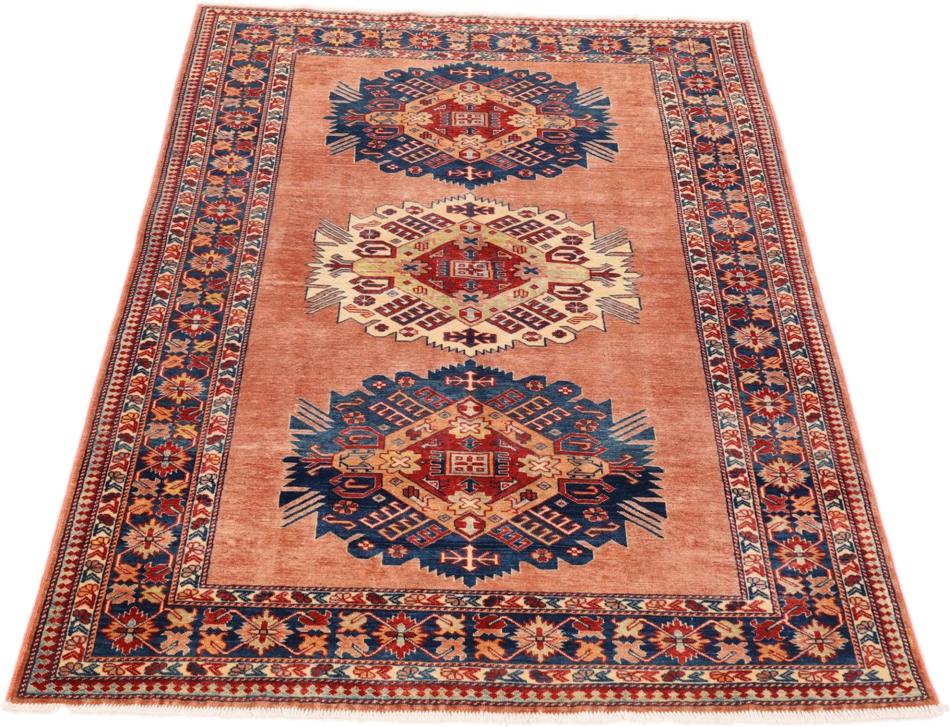 Pakistani Rug — hand-knotted, 126 × 186 cm, Wool
