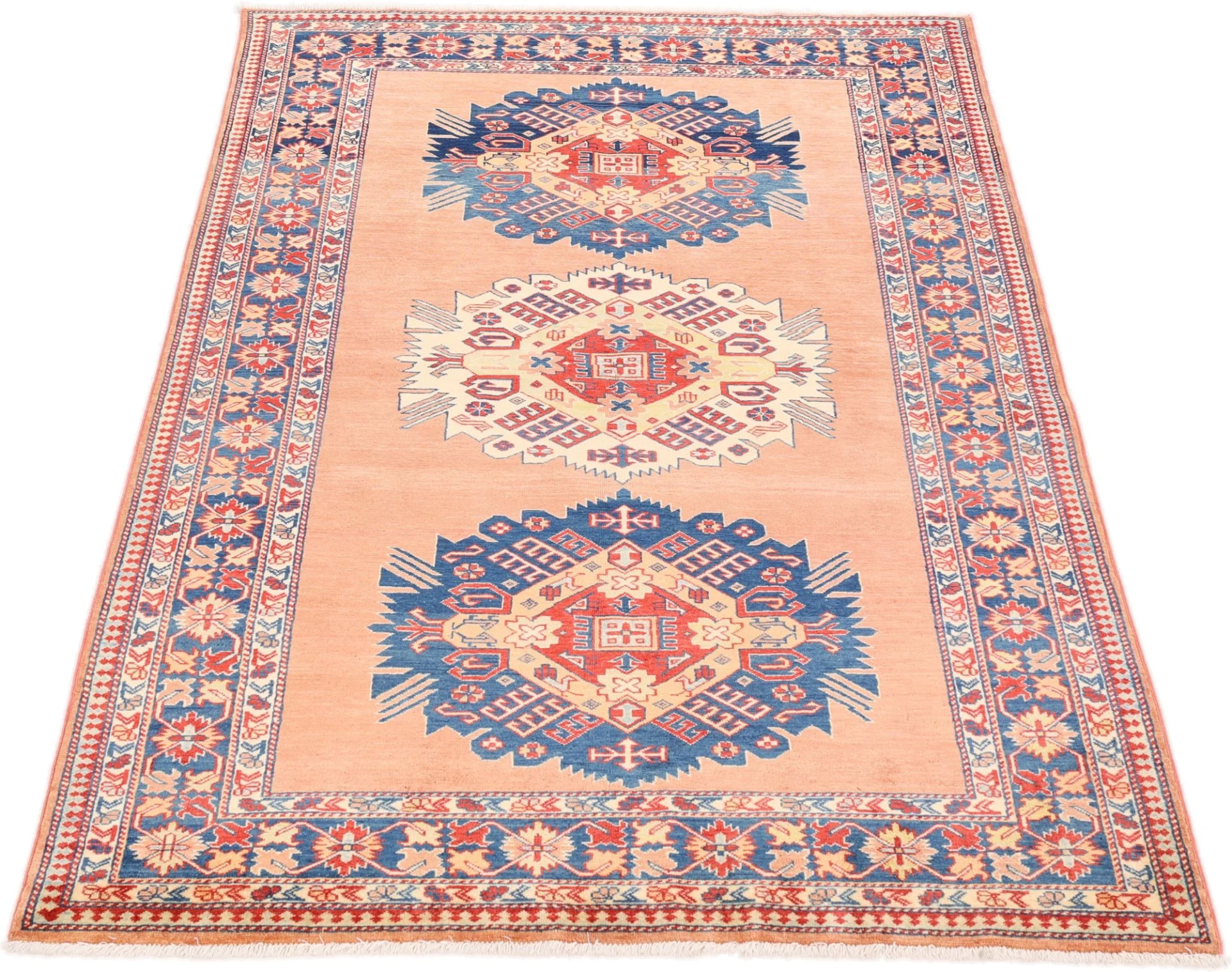 Pakistani Rug — hand-knotted, 126 × 186 cm, Wool