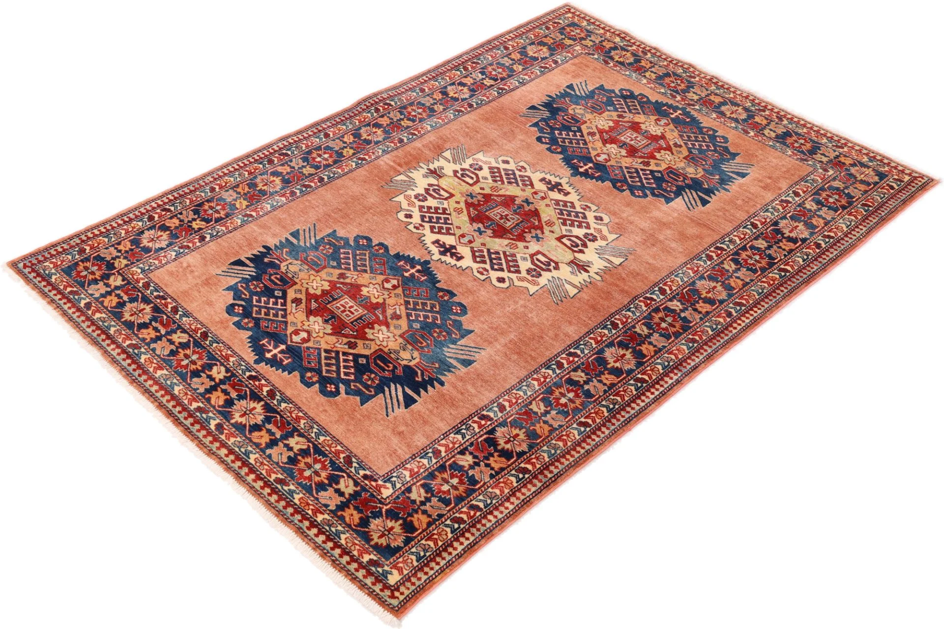 Pakistani Rug — hand-knotted, 126 × 186 cm, Wool