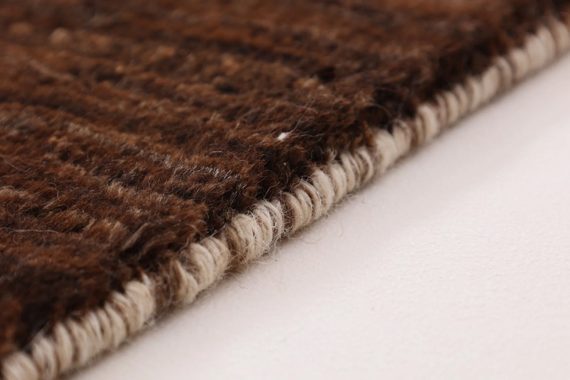 Hand-Knotted Wool Gabbeh Pakistani Rug, 207 × 242 cm