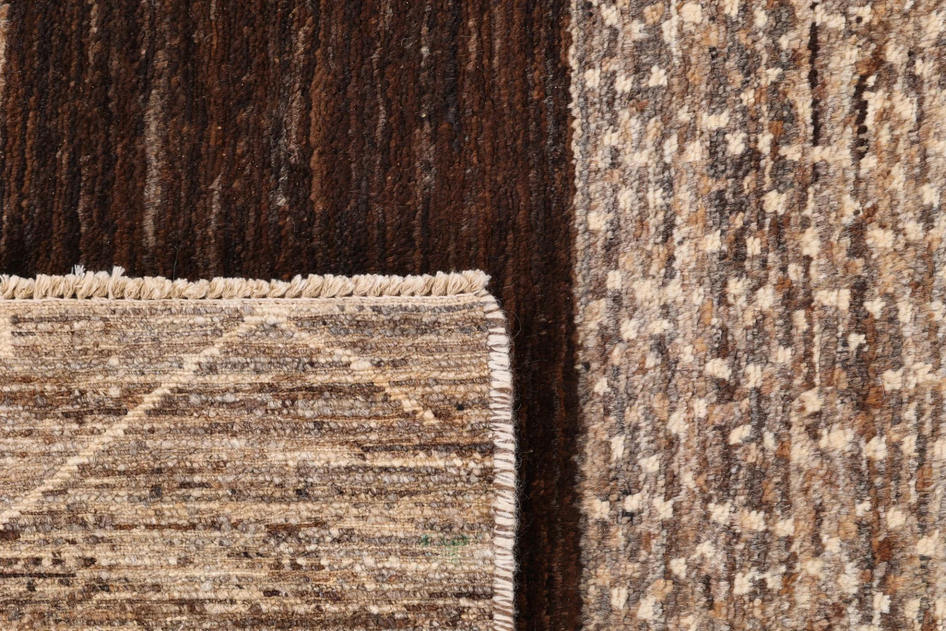 Hand-Knotted Wool Gabbeh Pakistani Rug, 207 × 242 cm