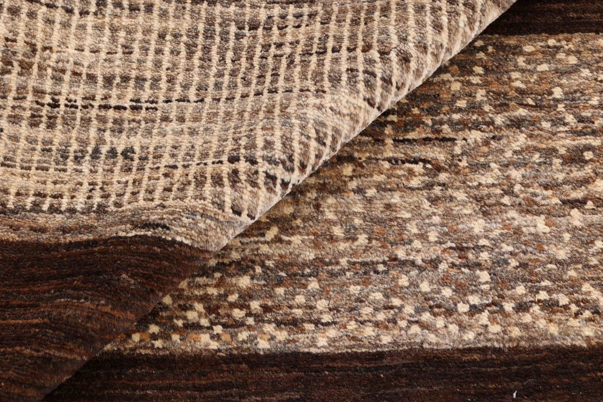 Hand-Knotted Wool Gabbeh Pakistani Rug, 207 × 242 cm