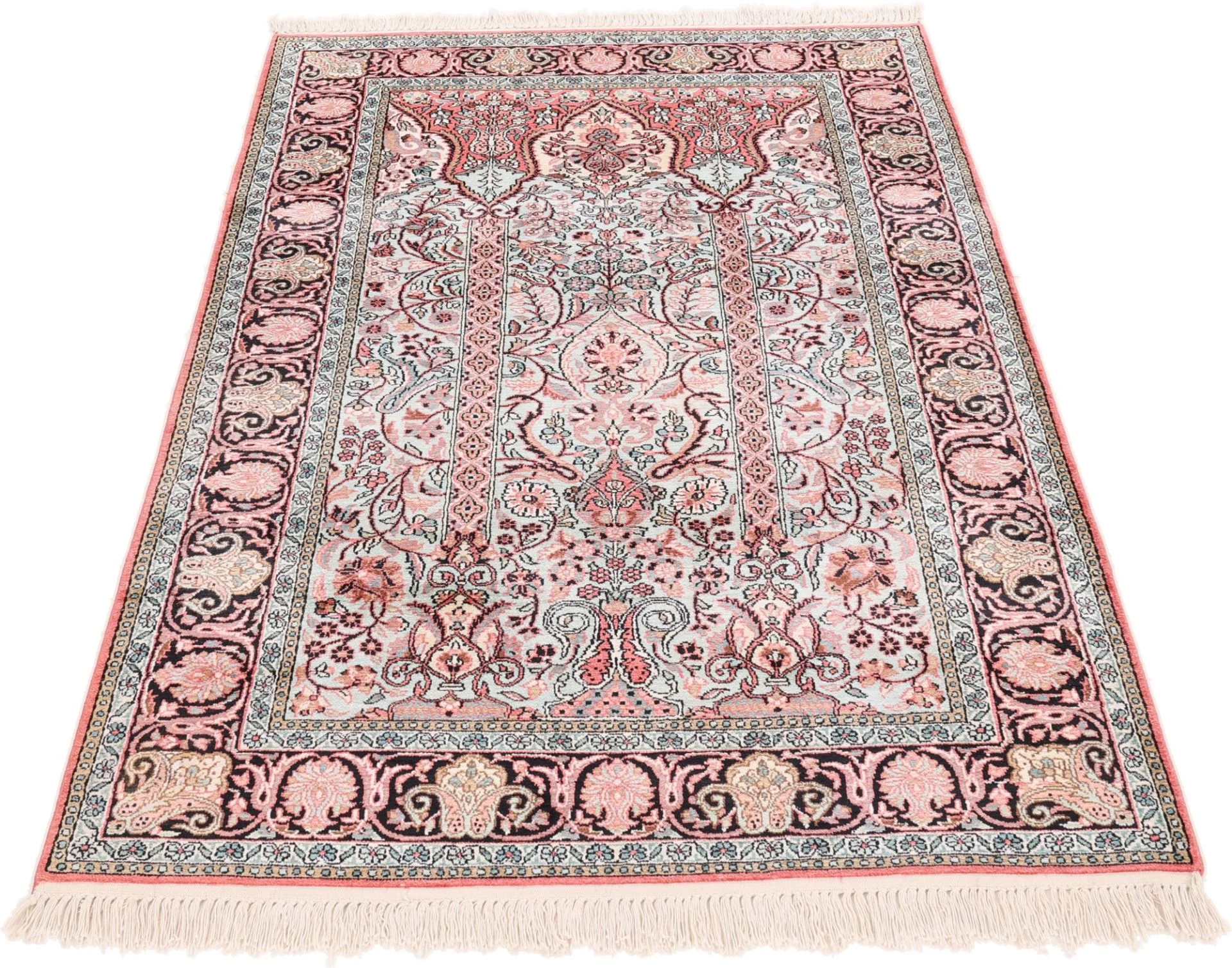 Indian Rug 186 × 125 cm, Wool, hand-knotted