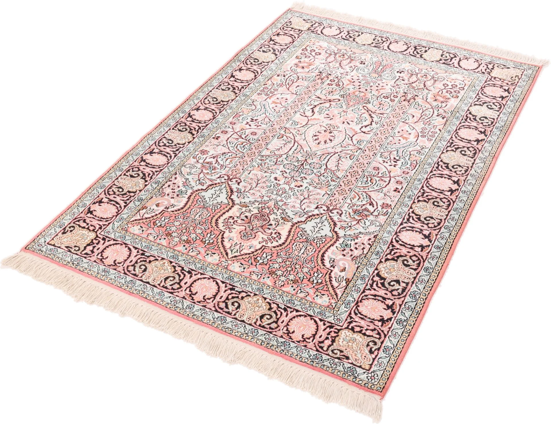 Indian Rug 186 × 125 cm, Wool, hand-knotted