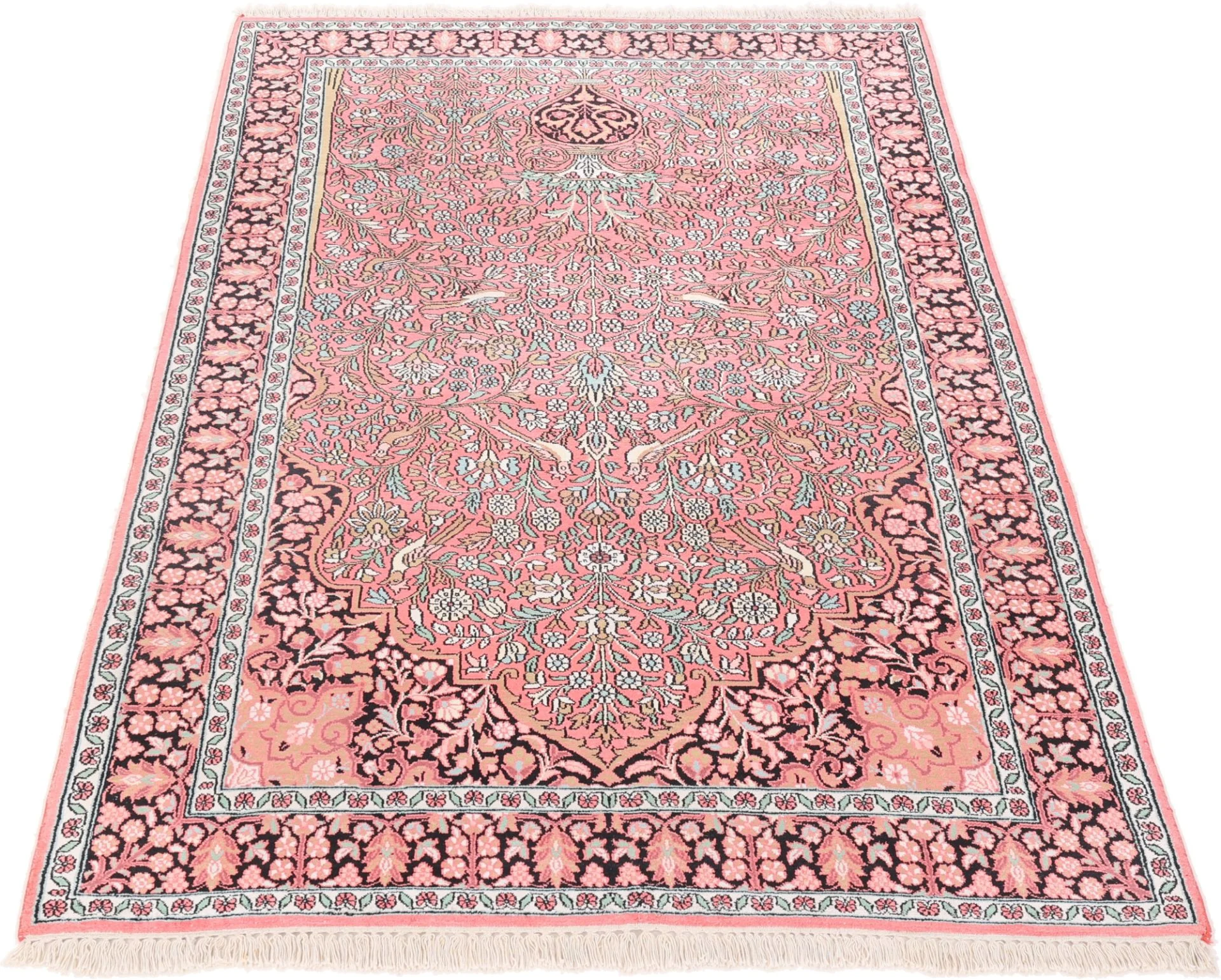 orientteppich-indien-193-x-123-cm-schurwolle-handgeknupft-9 Hand-Knotted Wool Indian Rug, 193 × 123 cm