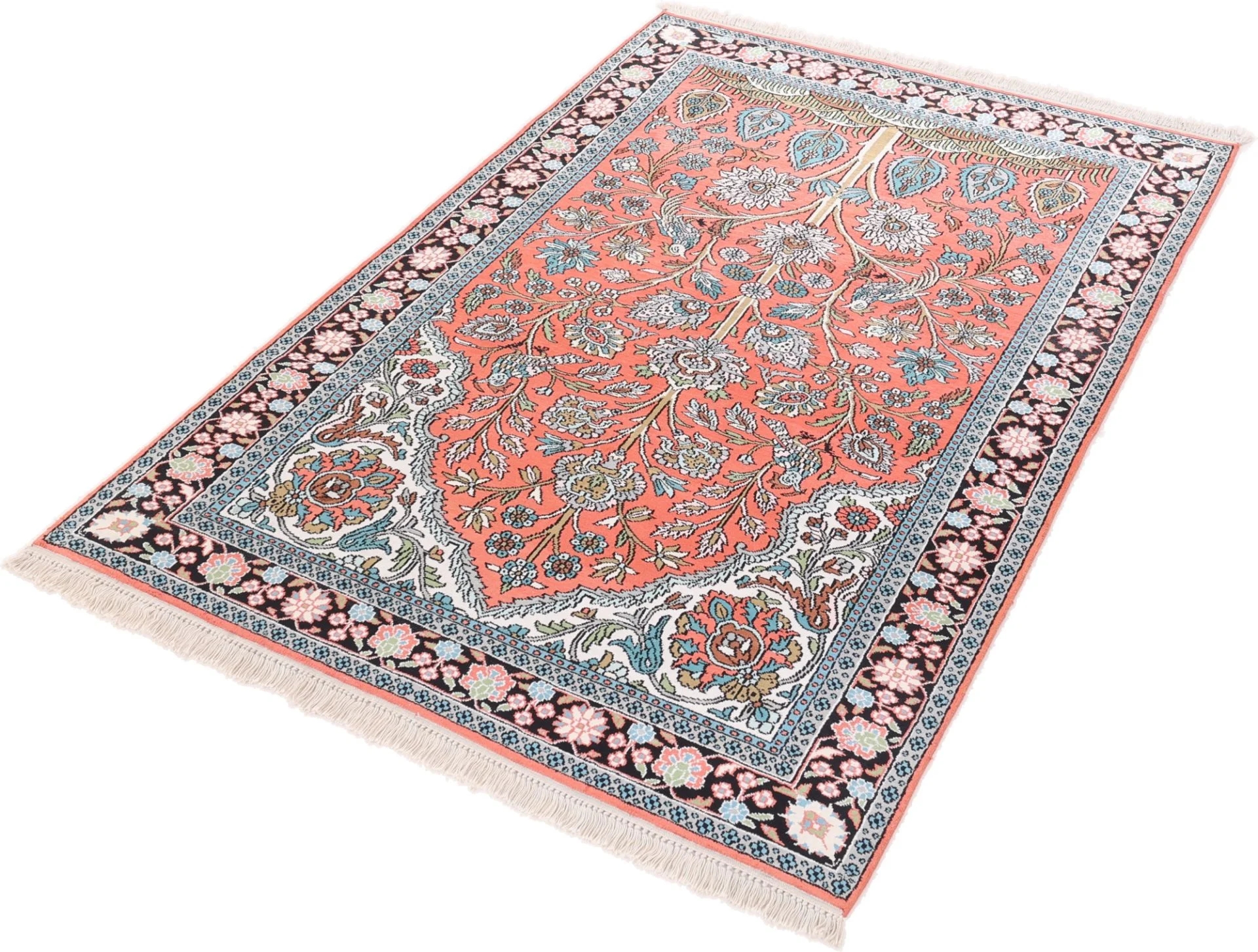 Indian Rug 181 × 124 cm, Wool, hand-knotted