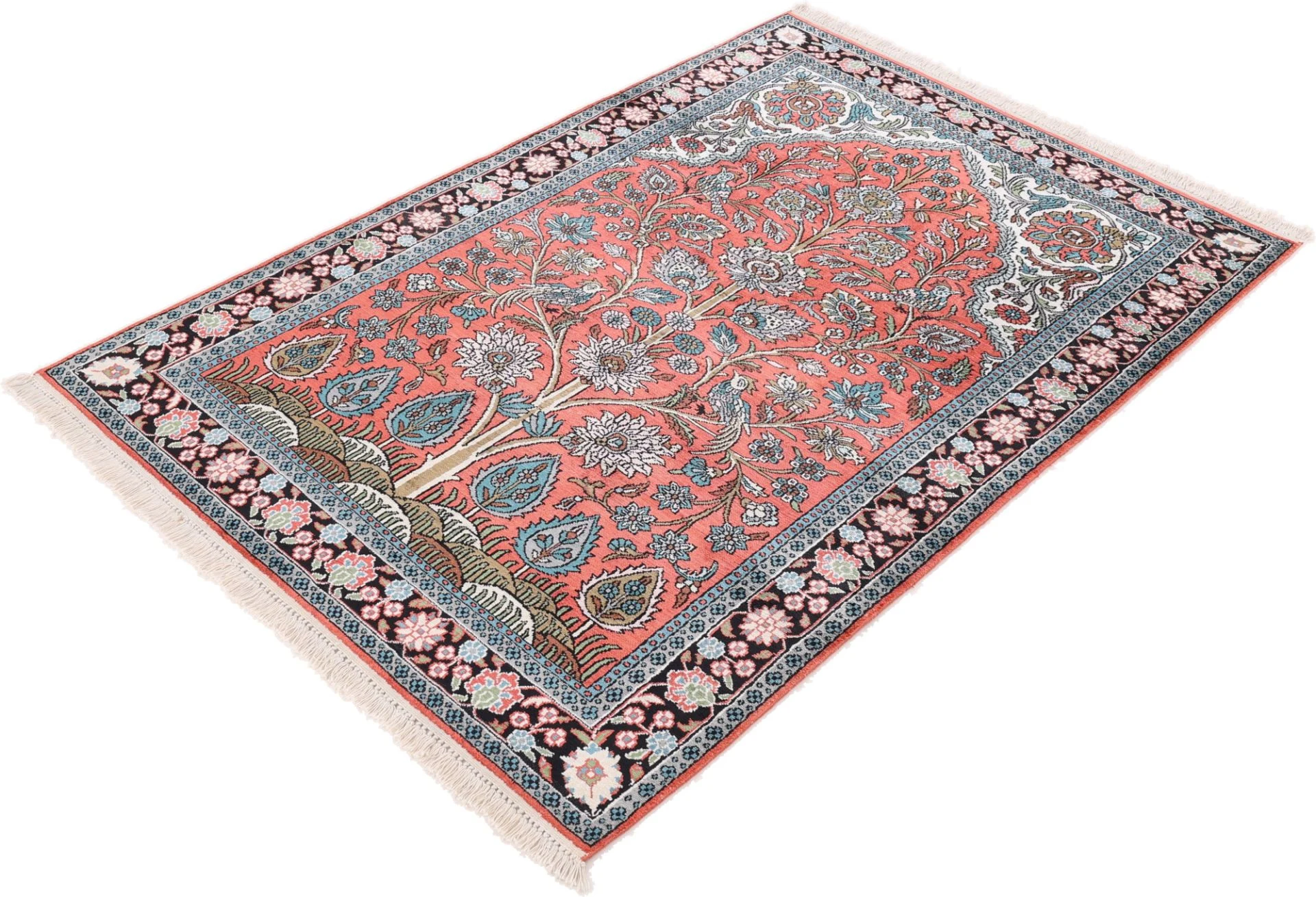 Indian Rug 181 × 124 cm, Wool, hand-knotted