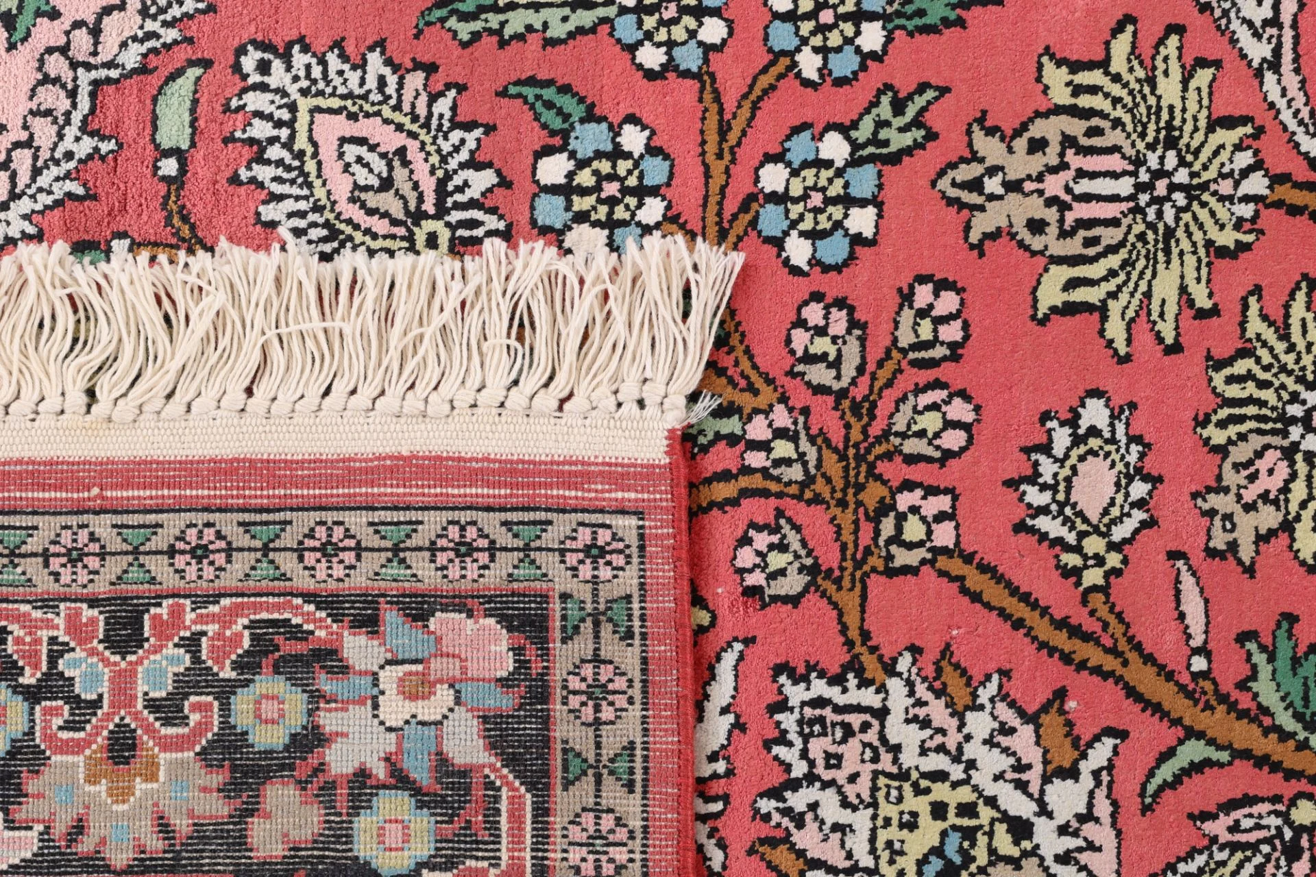 Indian Rug — hand-knotted, 180 × 121 cm, Wool