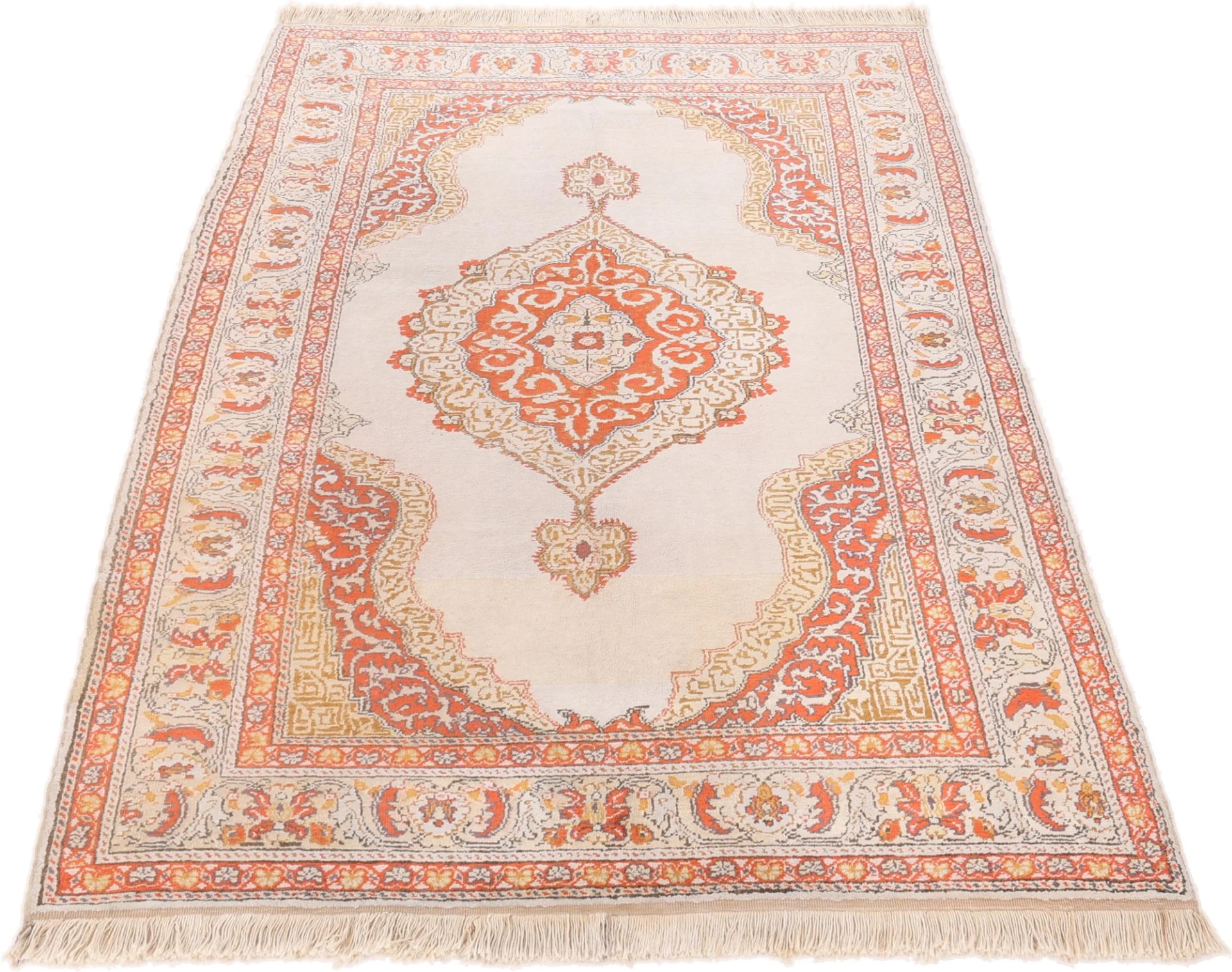 Indian Rug 186 × 123 cm, Wool, hand-knotted