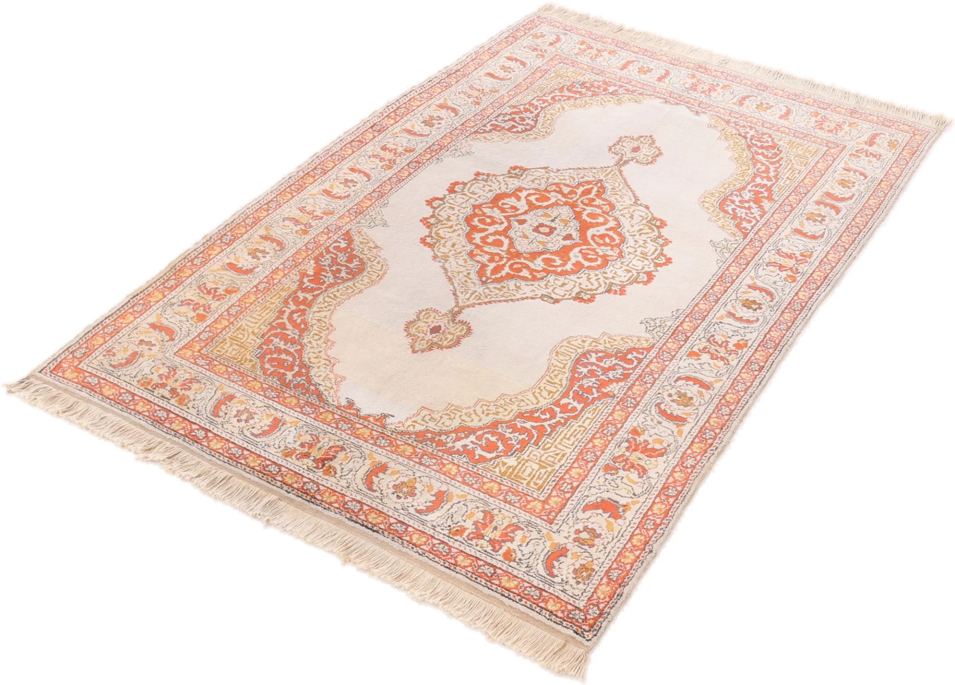 Indian Rug 186 × 123 cm, Wool, hand-knotted