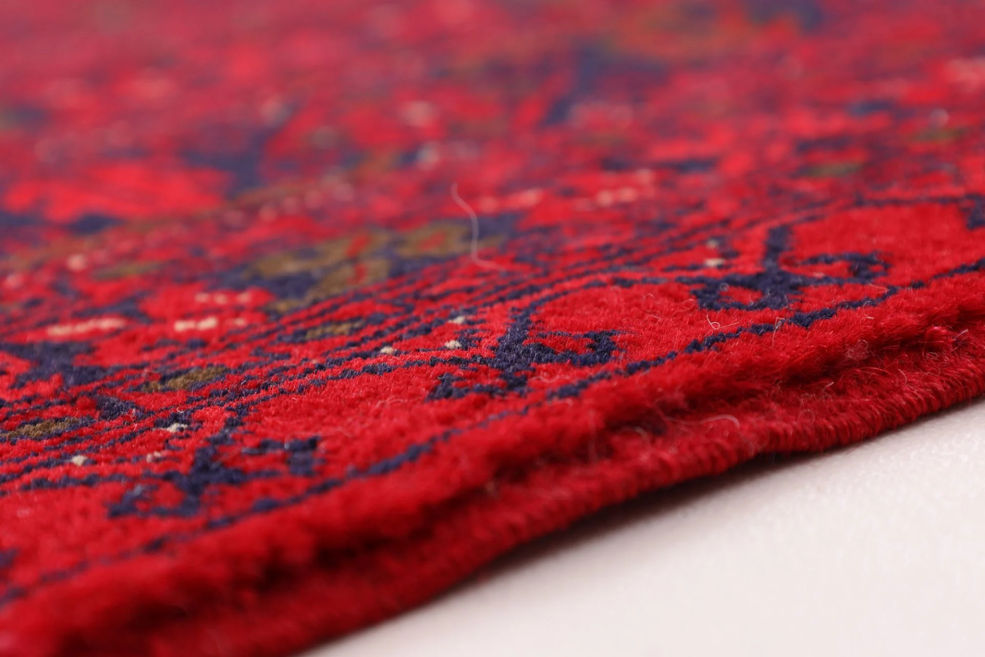 Afghan Rug 198 × 292 cm, Wool, hand-knotted