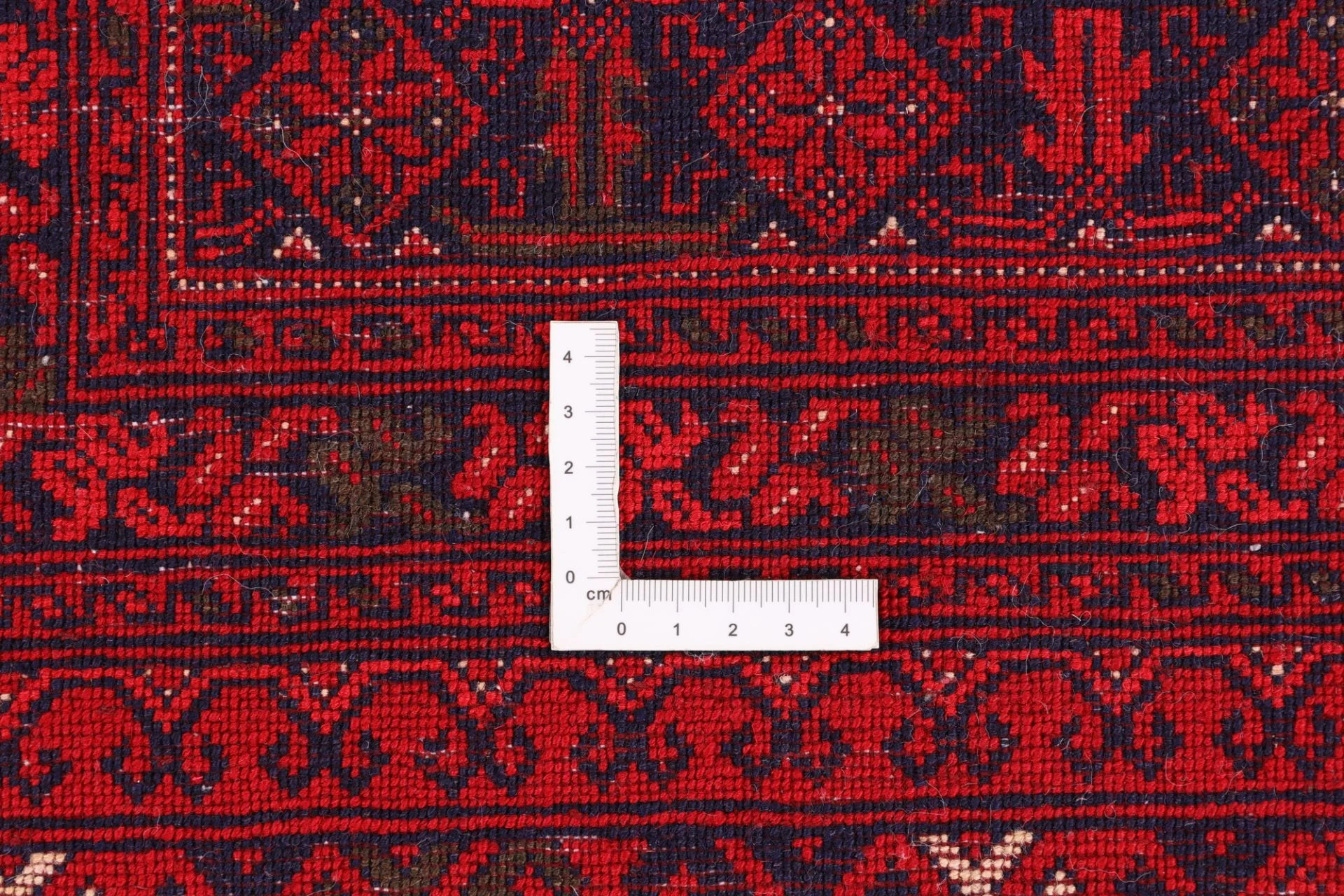 Afghan Rug 198 × 292 cm, Wool, hand-knotted