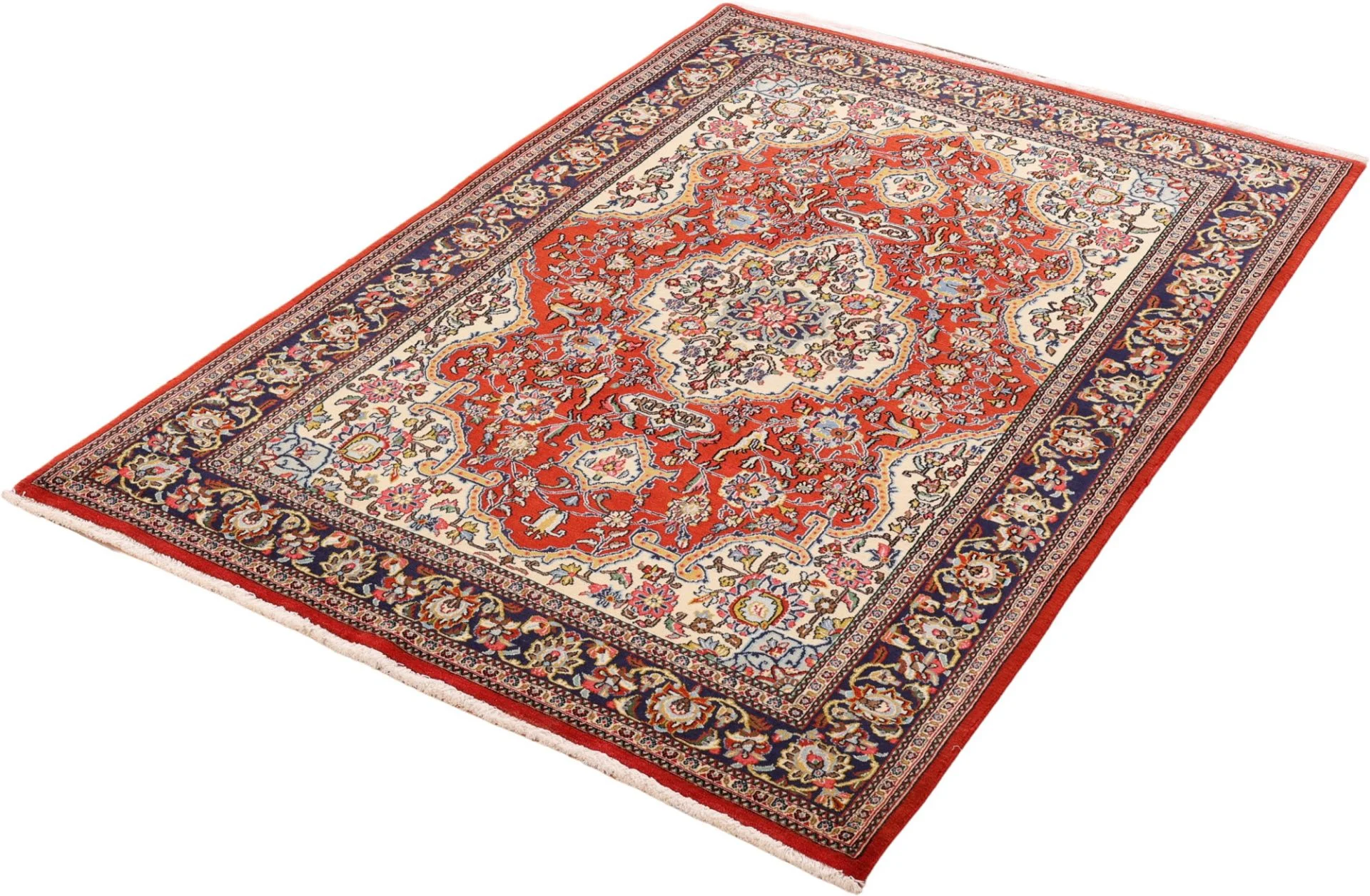 perserteppich-ghom-140-x-208-cm-schurwolle-handgeknupft-exklusiv-25 Hand-Knotted Wool Qom Persian Rug, 140 × 208 cm