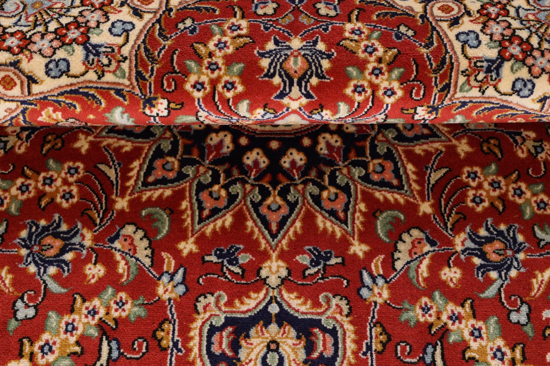 perserteppich-ghom-129-x-177-cm-schurwolle-handgeknupft-38 Qom Persian Rug 129 × 177 cm, Wool, hand-knotted