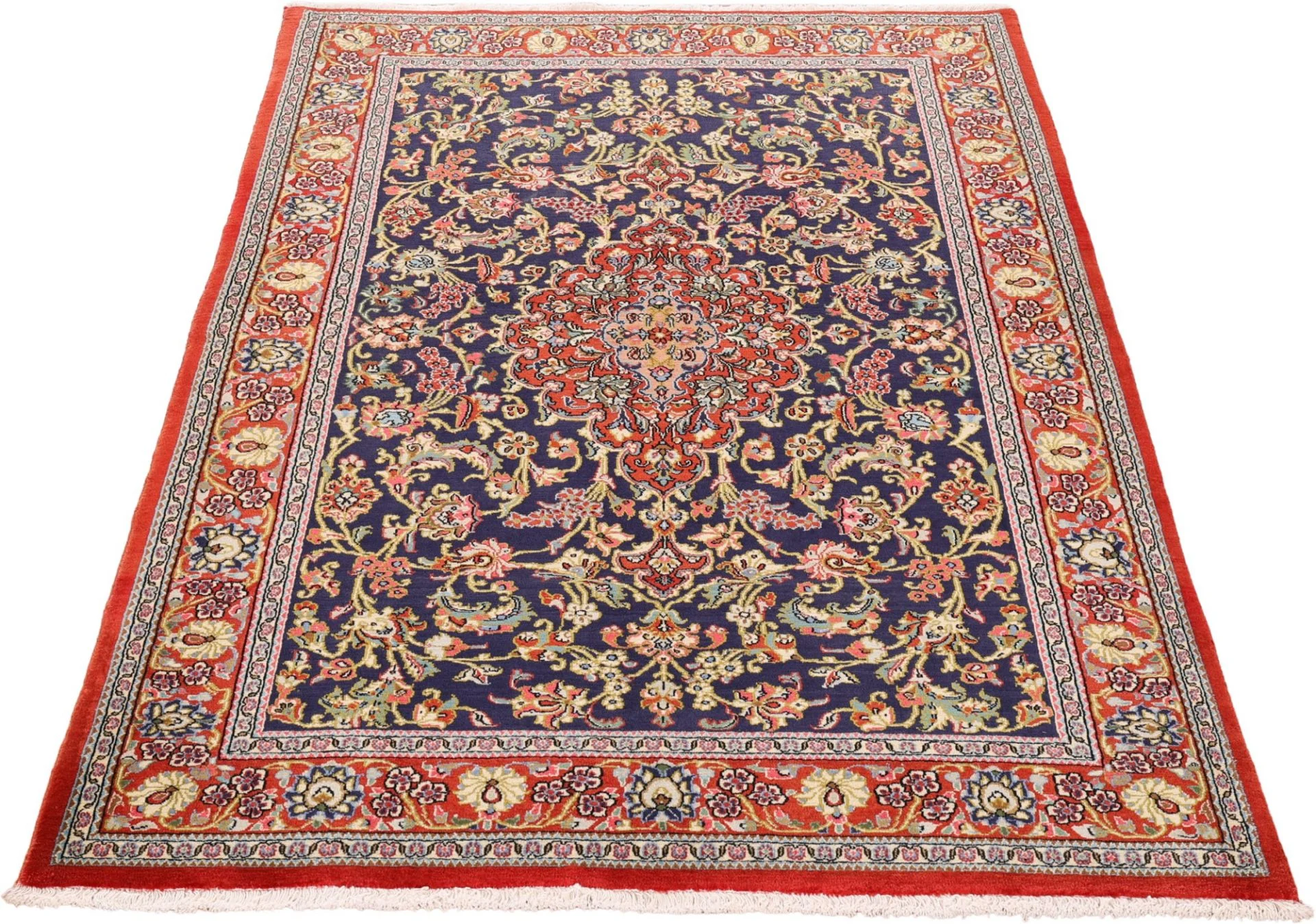 perserteppich-ghom-137-x-199-cm-schurwolle-handgeknupft-18 Qom Persian Rug — hand-knotted, 137 × 199 cm, Wool