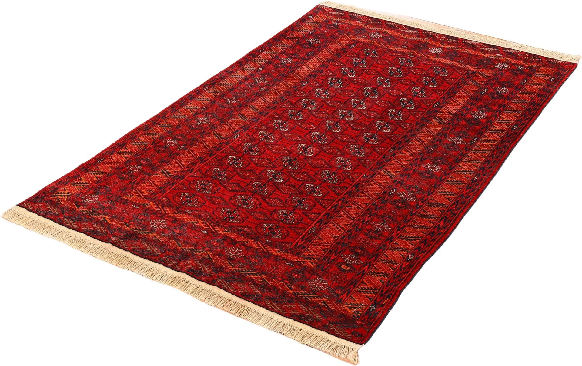 Afghan Rug — hand-knotted, 120 × 190 cm, Wool