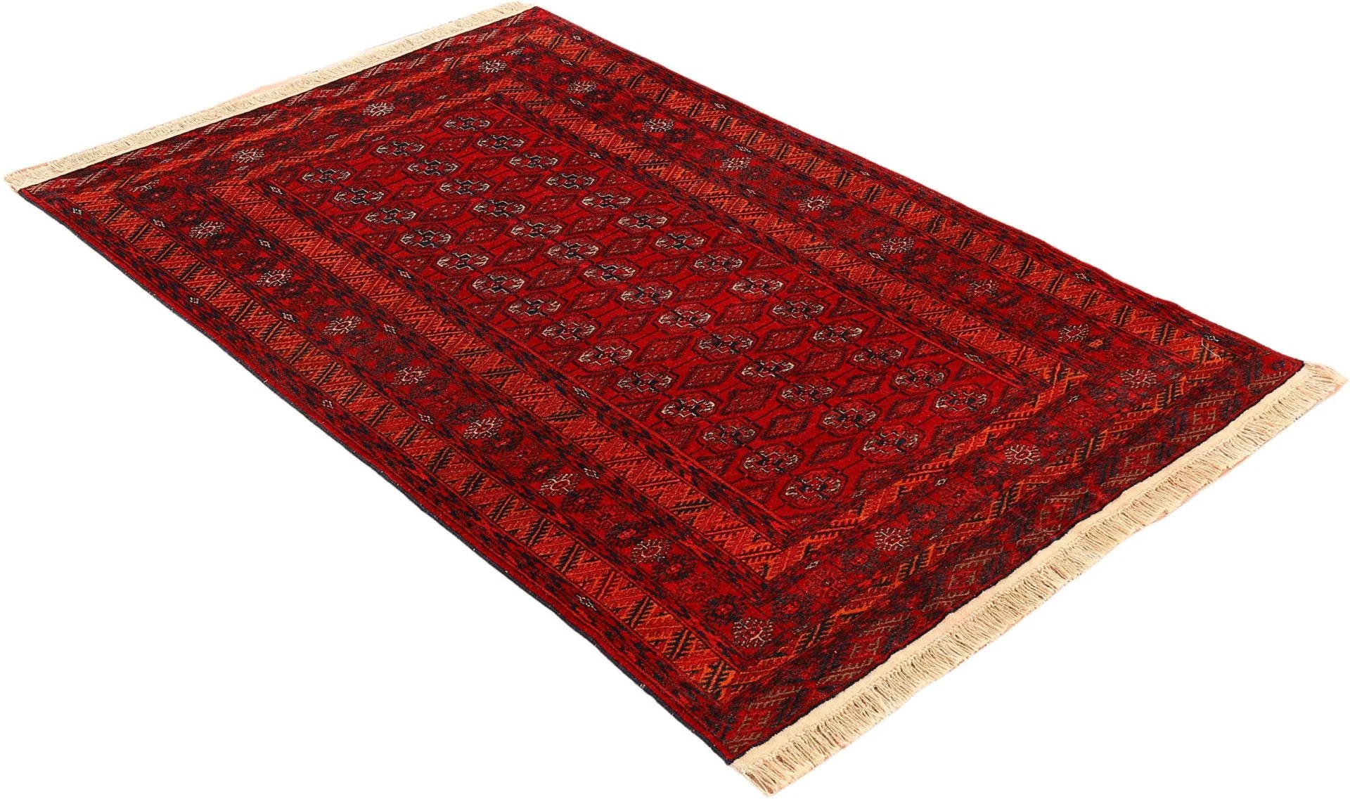 Afghan Rug — hand-knotted, 120 × 190 cm, Wool