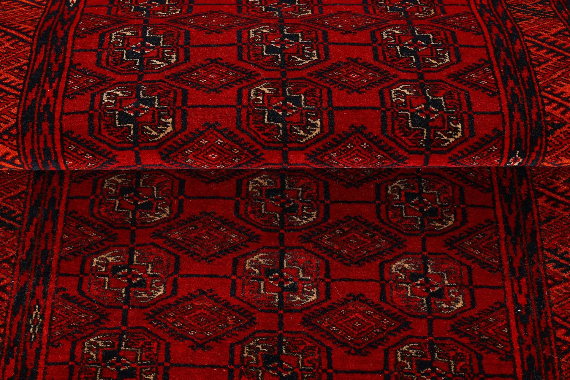 Afghan Rug — hand-knotted, 120 × 190 cm, Wool