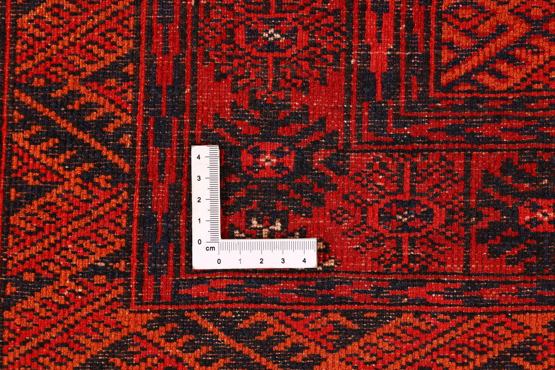 Afghan Rug — hand-knotted, 120 × 190 cm, Wool